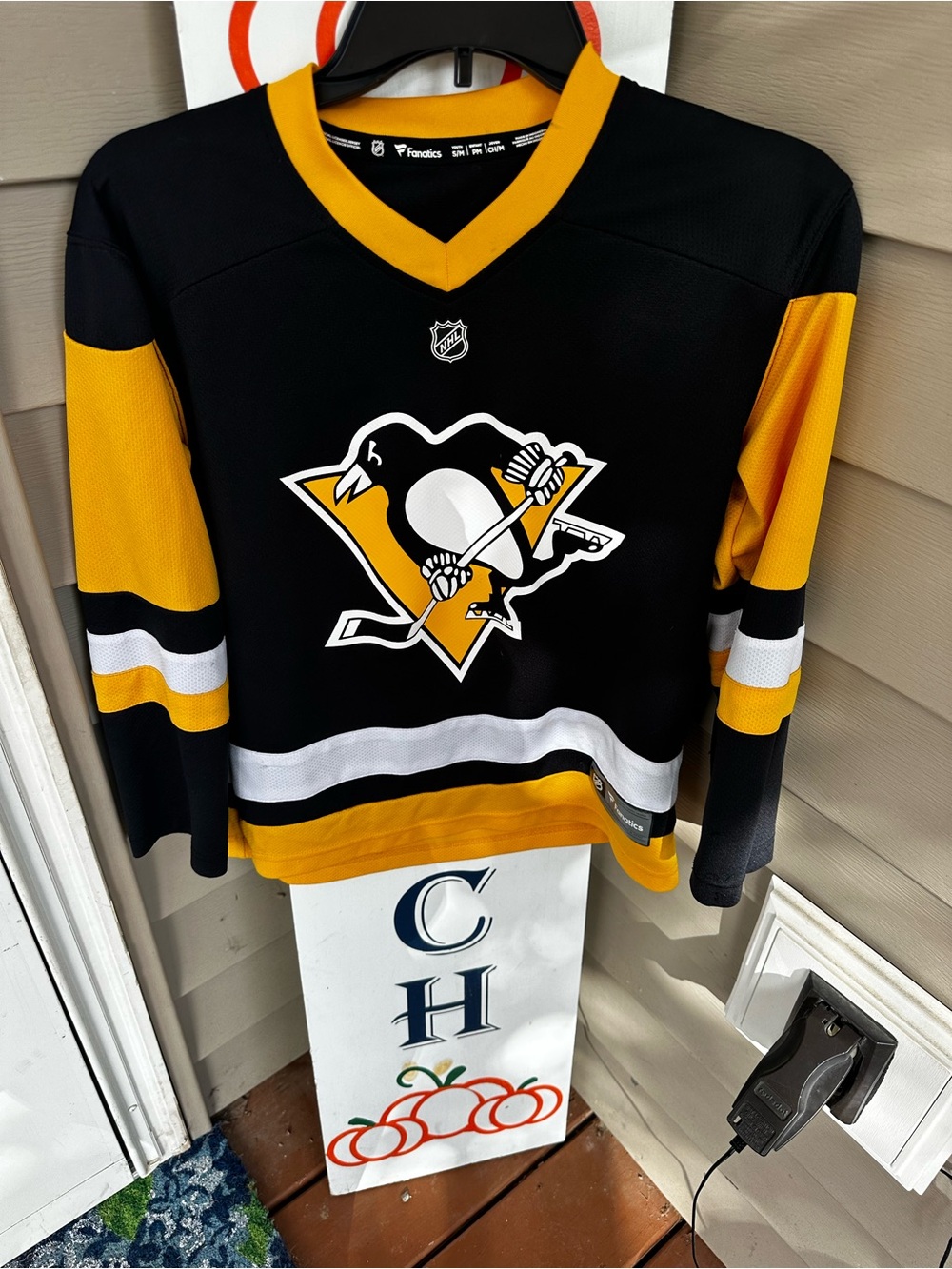 Fanatics Pittsburgh Penguins Black and Gold Home Hockey Jersey